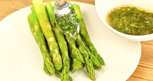 Grüner Spargel mit Estragon-Vinaigrette